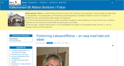 Desktop Screenshot of falun.aktivaseniorer.com