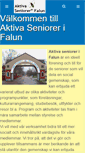 Mobile Screenshot of falun.aktivaseniorer.com