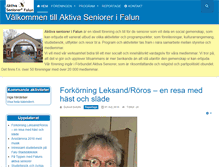 Tablet Screenshot of falun.aktivaseniorer.com