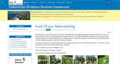 Desktop Screenshot of karlskrona.aktivaseniorer.com